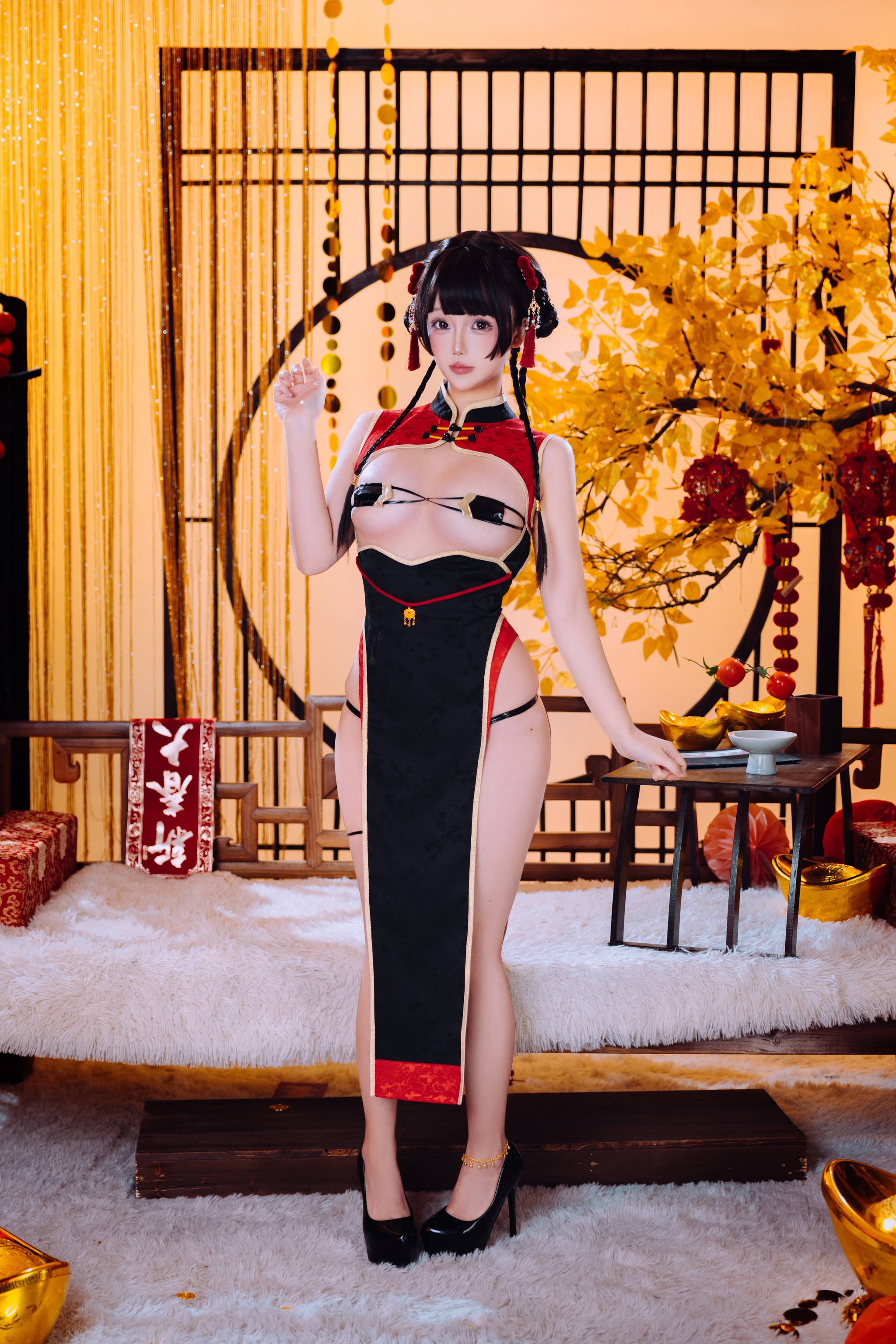 日奈娇 – NO.253 新年限定旗袍 [61P]-XikXak